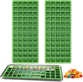 2 Pcs Silicone Food Molds for Harvest Right Freeze Dryer Harvest Right Medium Square Trays Dividers Food Mold for Fruit Vegetable Cake Freeze Drying Accessories (Medium)