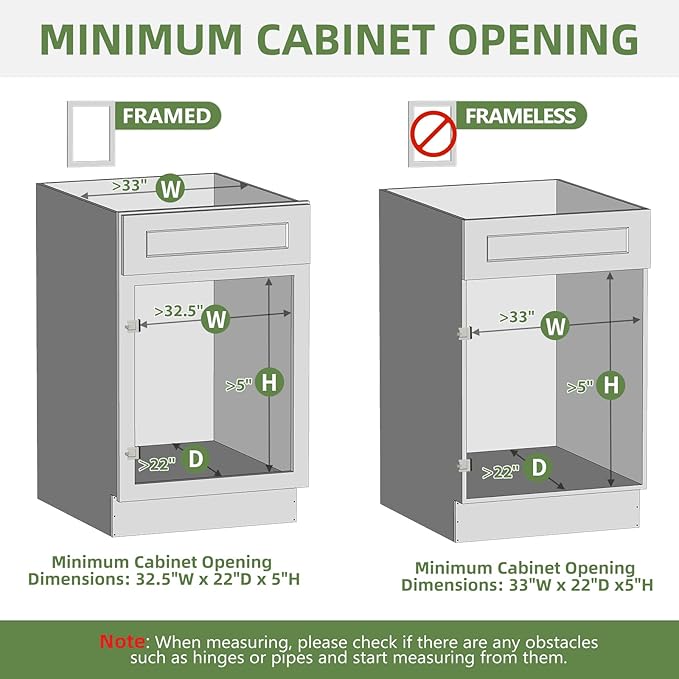 Pull Out Drawers for Cabinets, 31½” W x 21” D Soft Close Pull Out Cabinet Organizer, Cabinet Pull Out Shelves Requires At Least 32.5” Cabinets Opening