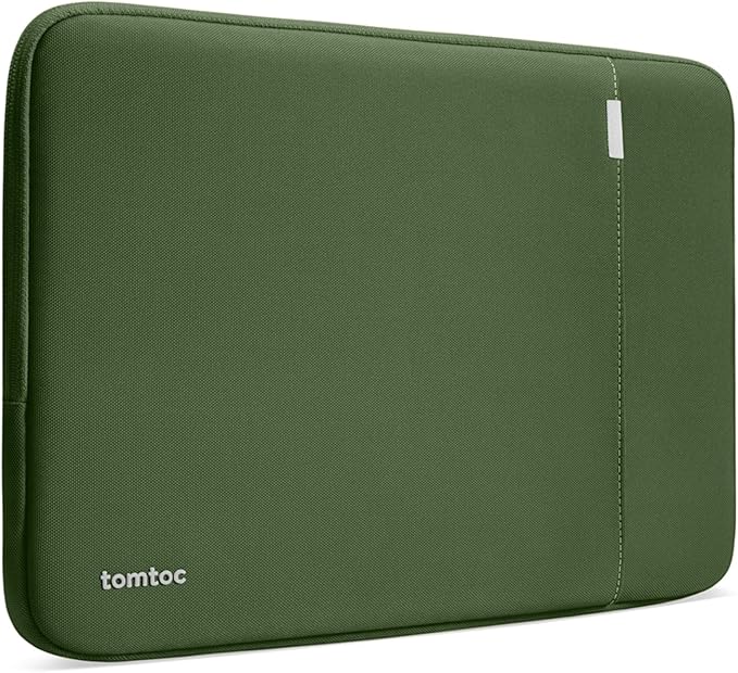 tomtoc 360° Protective Laptop Sleeve for 15-inch MacBook Air M4/A3241 2025, M3/A3114 2024, M2/A2941 2023, 15-inch MacBook Pro A1990 A1707, Dell XPS 15 Plus Laptop, Water-Resistant Computer Case Bag