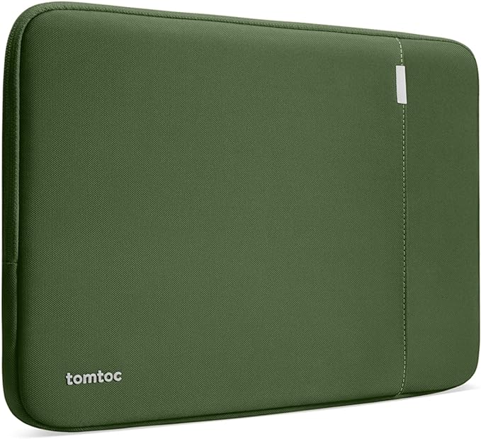 tomtoc 360° Protective Laptop Sleeve for 13-inch New MacBook Air M4/A3240 2025, M3/A3113, M2/A2681 M1/A2337 A2179 A1932, 13-inch MacBook Pro M2/A2686 M1/A2338, Water-Resistant Computer Case Bag