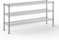 14" Deep x 54" Wide x 27" Height Wire Shelving Kit | 3-Tier | NSF Commercial Storage Rack Unit