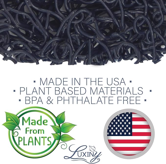 Soap Saver for bar soap, American Made by Luxiny, Lifts Soap in Soap Dishes & Shower Soap Holders -Handmade Soap Lasts Longer -Made from Plant Materials (Navy Blue)