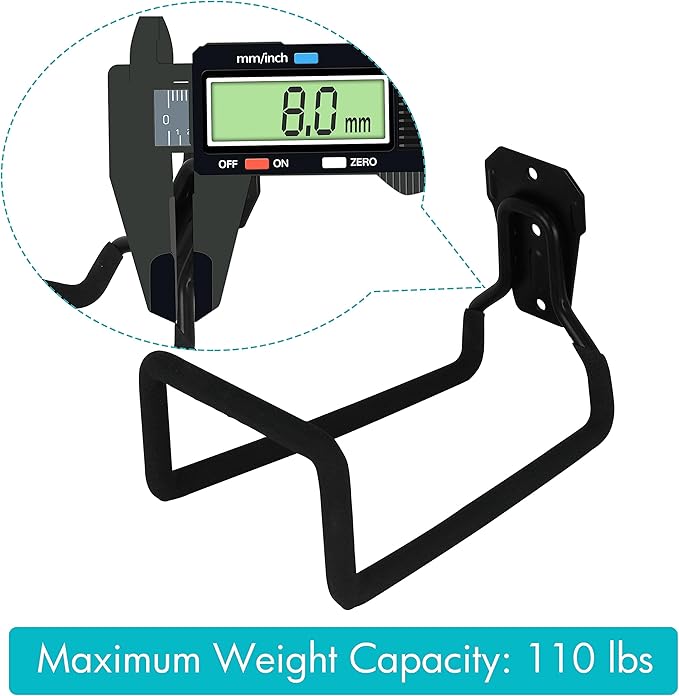 PHYEX Garden Hose Holder Wall Mount, Metal Hanger With Protective Coating, Water Hook for Outside Yard, Fits 50-100 ft Expandable Hoses, Perfect for Garden, Yard, or Outdoor Storage Needs