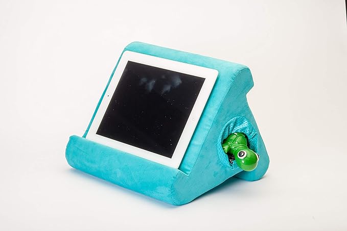 Flippy Original Tablet Pillow Stand & iPad Holder for Lap, Desk & Bed, Multi-Angle with Cubby Storage, Compatible with Kindle, Fire, iPad Pro, Air & Mini, Samsung Galaxy & iPhone, Def Leopard