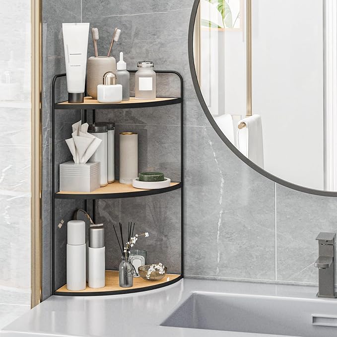 Bathroom Counter Organizer,Countertop Organizer,Vanity Organizers,Bathroom Storage,Bathroom Sink Organizers,Counter Shelf,Corner Counter,Corner Shelves