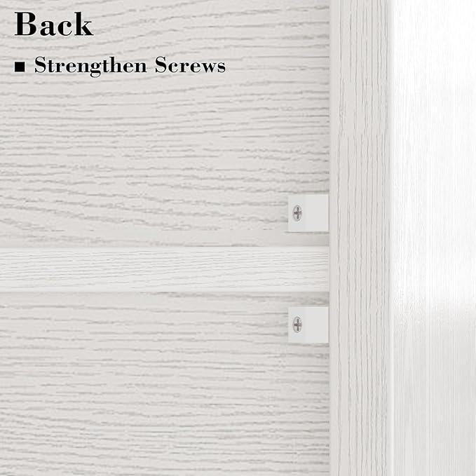 IRONCK Industrial Bookshelves and Bookcases with Doors Set of 2 Floor Standing 6 Shelf Display Storage Shelves 70 in Tall Bookcase for Home Office, Living Room