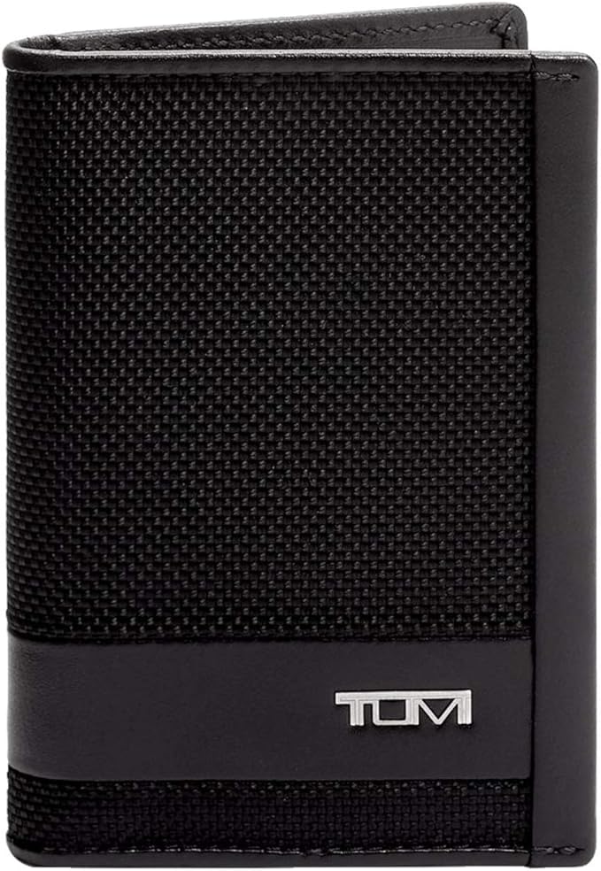 Tumi 01192274 ALPHA SLG Multi-Window Card Case Official Genuine Product, Black, One Size