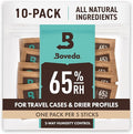 Boveda 65% Two-Way Humidity Control Packs for Storing Up to 5 Items – Size 8 – 10 Pack – For Small Travel Boxes – Moisture Absorbers – Humidifier Packs – Hydration Packets in Resealable Bag