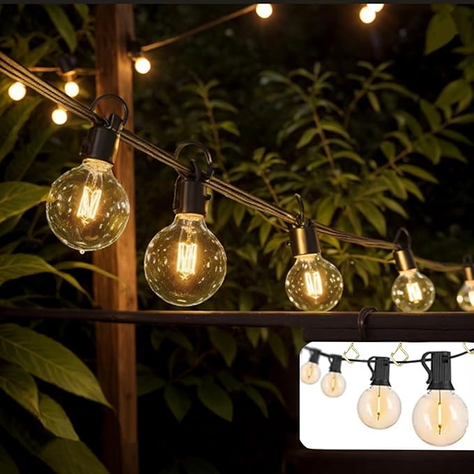 20PCS Eye Screw Hooks for Hanging Heavy Duty with Safety Buckle.Metal Ceiling Hooks for Hanging Plants,Cup,Wind Chime,Bird Feeders,String Lights at Indoor&Outdoor,2.36 Inch (No Drill Bit)