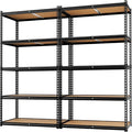 LEVELEVE 5-Tier Heavy Duty Storage Shelving Unit, 2020 lbs Capacity, Adjustable Metal Utility Shelf, 48" L x 18" W x 73" H for Garage, Kitchen, Pantry, Basement, Bathroom, Laundry,2 Pack
