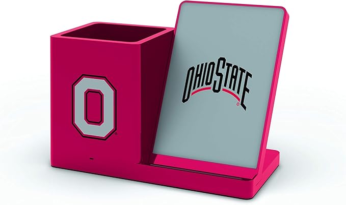 SOAR NCAA Unisex Cell Phone Wireless Charging Stand and Desktop Organizer