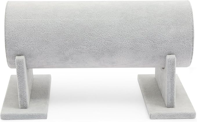Juvale 2 Pack Velvet Headband Holder and Organizer Stand for Girls and Women - Storage Rack and Display for Hair Accessories (Gray)