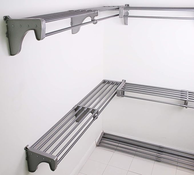 EZ Shelf Expandable Closet Kit with End Brackets