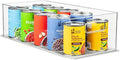 primebox Plastic Food Storage Clear Container Bin with Handles for Organizing Kitchen, Pantry, Refrigerator, Freezer, Pantry, Cabinet, Closet, Bathroom. 16”x8”x5”
