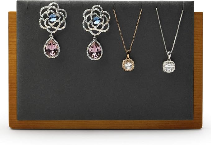 Jewelry Tray Solid Wood Display Stand Necklace Organizer Display Props Tray WSM (WSM02702)