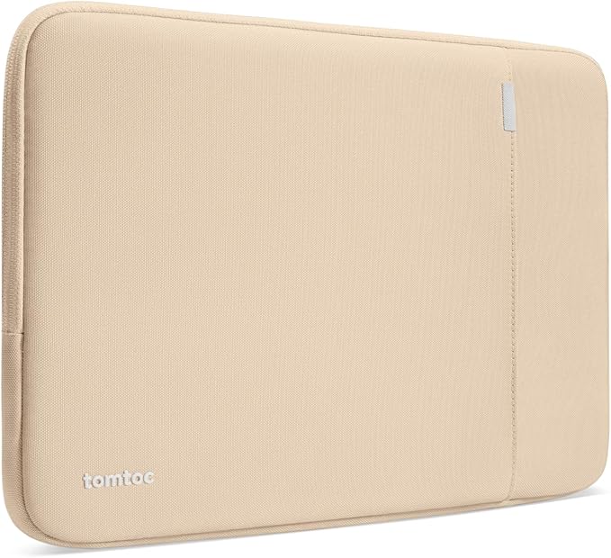 tomtoc 360° Protective Laptop Sleeve for 15-inch MacBook Air M4/A3241 2025, M3/A3114 2024, M2/A2941 2023, 15-inch MacBook Pro A1990 A1707, Dell XPS 15 Plus Laptop, Water-Resistant Computer Case Bag