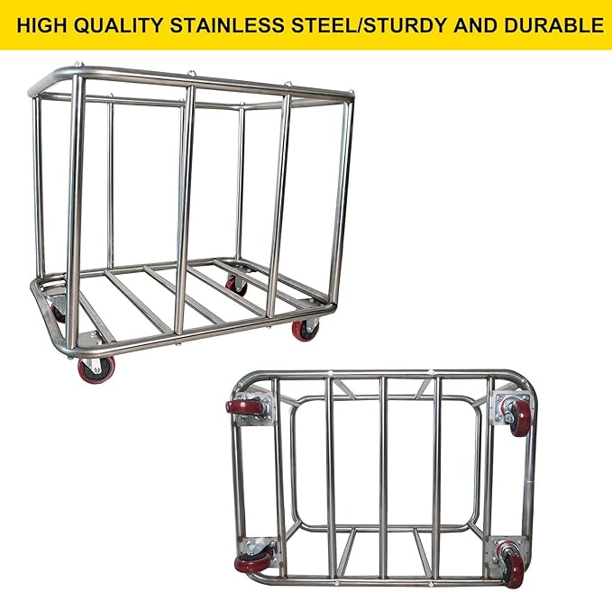 11.35 Bushel Industrial Rolling Laundry Cart,Commercial Laundry Basket Household,Large Heavy Duty Laundry hampers with Wheels,for Hotel/Laundry/School/Home,35.4''Lx25.6''WX31.5''H,400L