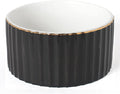 Paper Clip Holder for Desk Ceramic Paperclip Holders, Office Desktop Paperclips Binders Dispenser Organizer, Black