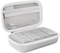 Stukkaze Memory Card Case - Water-Resistant & Anti-Shock 36 Slot Holder, 27 Micro SD & 9 SD/SDHC/SDXC Cards Organizer for Camera - Silver