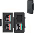 4 Slots CF Card Holder, Water-Resistance Anti-Shock Compact Flash Card Case Storage for Canon 400D 350D 50D 40D 30D 7D Mark II 7D 5DS R 5D Mark IV III II 1D Mark II Nikon D810 D800