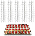 5 Sets Freeze Dryer Tray Dividers Medium, Freeze Dryer Accessories for Harvest Right, Non-Stick Dividers for Fruits, Vegetables, Meals(White)