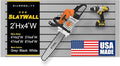 DLDIRECT 24" X 48" - Grey Slatwall Panel Garage Organizer: Heavy Duty Wall Mounted PVC Rack, Interlocking Slat Paneling for Garage Storage, Slotwall Board, Shelves System