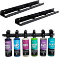 Maxshine Universal Detailing Spray Bottle Holder, 2-Pack | Wall-Mounted Organizer Rack Holds 6 Spray Bottles (16oz) | Lightweight, Durable Storage Accessory for Mobile Car Detailing & Garage Use