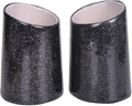 2 Pack Eyeglasses Holder PU Leather Glasses Stand Case Holder for Desks or Nightstands