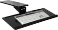 Mount-It! Under Desk Keyboard Tray – Adjustable Slide-Out Keyboard Drawer with Tilt & Swivel, 26.4" One-Piece Platform with Wrist Rest, Ergonomic Pull-Out Keyboard Holder