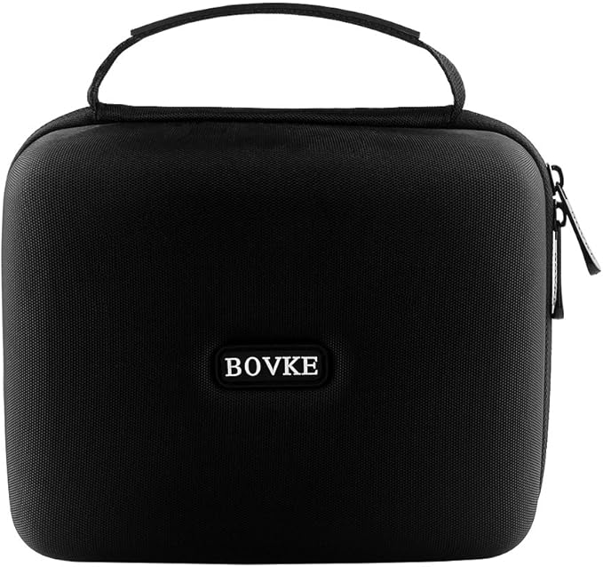 BOVKE Hard Drive Case for WD Elements My Book Seagate Expansion Desktop External Hard Drive HDD 6TB 8TB 10TB 12TB 14TB 16TB 18TB 22TB 24TB 26TB 28TB, 3.5 Inch Portable Desktop HDD Carrying Case, Black