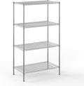 24" Deep x 42" Wide x 74" Height Wire Shelving Kit | 4-Tier | NSF Commercial Storage Rack Unit