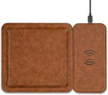 White Elephant Gifts for Men Dad Husband from Daughter Son Wife, PU Leather Wireless Charging Station and Valet Tray, Xmas Present Stocking Stuffers, Boyfriend Christmas Birthday Gifts for Him