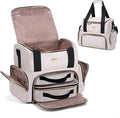 Large Makeup Cosmetic Bag with 2 Removable Case, Double Layer Travel Makeup Organizer Case, travel Toiletry Bag For Women