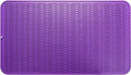 Silicone Dish Drying Mat for Multiple Usage,Easy clean,Eco-friendly,Heat-resistant Silicone Mat for Kitchen Counter or Sink,Refrigerator or Drawer Liner Purple 4XL 32 inches x 18 inches