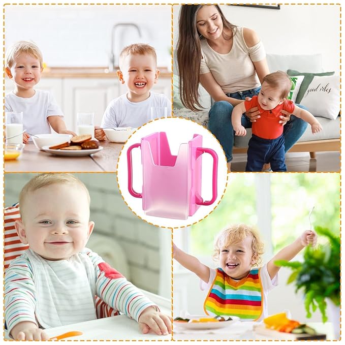 Juice Bag Holder - No Holder for Milk Box,Portable Juice Bag Length Adjustable, Spill Proof Milk Carton Holder for Home, Car, Traveling