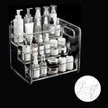 3-Tier Lotion Organizer, Body Spray Organizer, Bathroom Organizers for Perfume and Lotion The Storage Box with A Handle Is Suitable for Home Bathrooms, Bedrooms and Offices