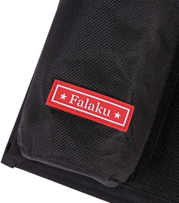 Bedside Caddy, 4 Pockets Bedside Organizer Caddy Under Mattress,Holds Water Bottles,Magazines,Books (Classic 4 Pockets-Black)