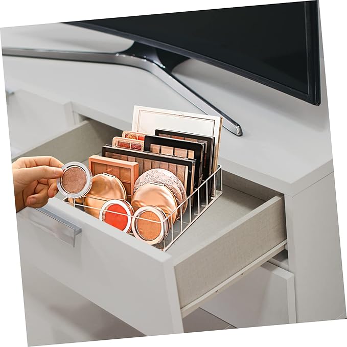 Acrylic Makeup Stand Eyeshadow Palette Holder Countertop Organizer Vertical Storage for Cosmetics