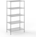 24" Deep x 42" Wide x 86" Height Wire Shelving Kit | 5-Tier | NSF Commercial Storage Rack Unit