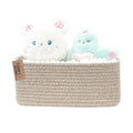COMFY-HOMI 13" x 8.5" x 5.1" Storage Baskets for Organizing | Cotton Rope Woven Basket | Toy Storage Bin Box | Basket for Shelves, Closet Organizer Bin, Decorative Closet Shelf, 1 Pack, All brown