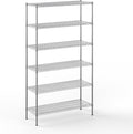 18" Deep x 48" Wide x 86" Height Wire Shelving Kit | 6-Tier | NSF Commercial Storage Rack Unit
