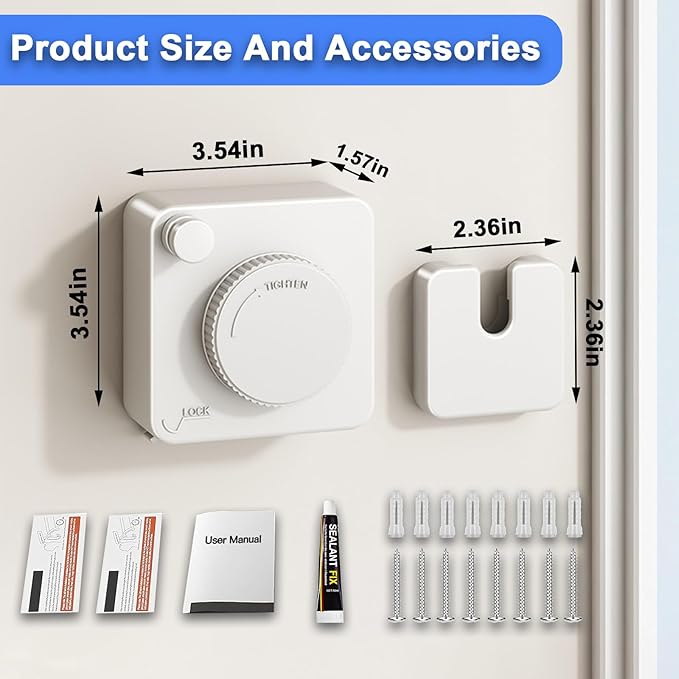 Retractable Clothesline Indoor, Non-Sagging Outdoor Clothes Drying Line Retracting Heavy Duty Clothes Drying Laundry Line Wall Mounted Stainless Steel Line - 15.6 Feet (Square White)