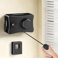Retractable Outdoor Clothes Line,Heavy Duty Clothes Drying Laundry Line Wall Mounted Stainless Steel Line-16.7 Feets-Black