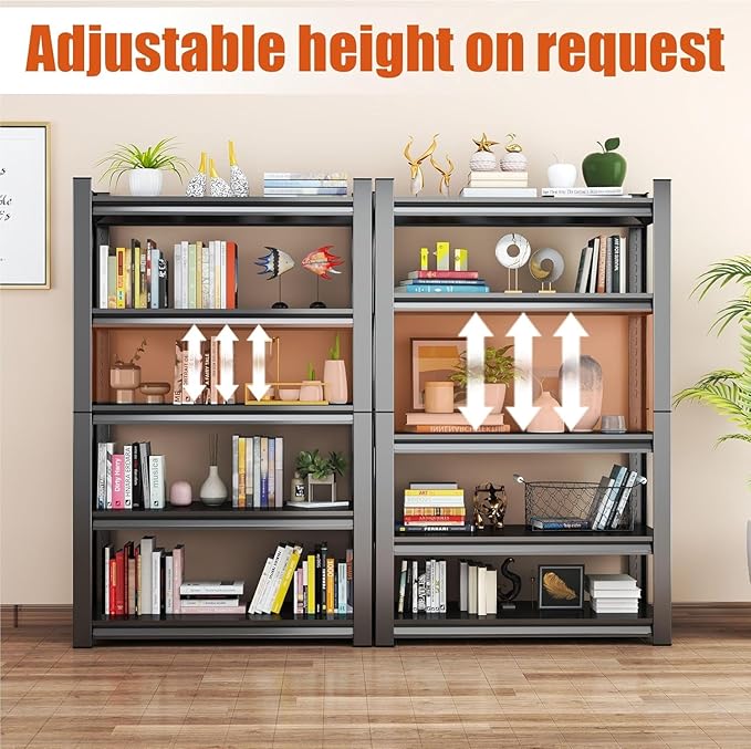 Storage Shelve -5 Tier Shelf Organizer,20" W x 14" D x 54" H