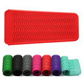ZAXOP Resistant Silicone Mat Pouch for Flat Iron, Curling Iron,Hot Hair Tools (Red)