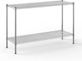 18" Deep x 54" Wide x 34" Height Wire Shelving Kit | 2-Tier | NSF Commercial Storage Rack Unit