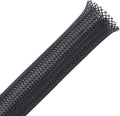 25ft - 1 inch PET Expandable Braided Sleeving – Black – Alex Tech Braided Cable Sleeve