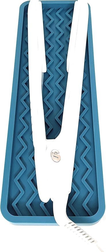 Happitasa Silicone Kitchen Sink Organizer Tray, Sponge Holder and Countertop Protector | Bathroom and Kitchen Soap Dish and Dispenser Tray (Pistachio, 12" x 4", 9.2 Ounces, Zigzag)