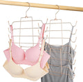 2 Pack Tank Top Hanger, Bra Organizer for Closet, Hanging Space Saving Sport Bra Lingerie Holder Closet Organizers and Storage, College Apartment Essentials, Rose Gold