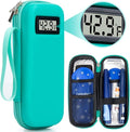 Insulin Cooler Travel Case TSA Approved, Temperature Display Insulin TravelCase, Portable Insulin Pen Cooler Travel Case for Insulin Ice Pack, Travel Diabetic Supplies (Green)
